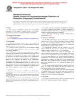 UNGÜLTIG ASTM E2031-99(2004) 1.8.2004 Ansicht