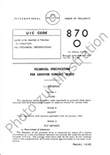 Die Norm UIC 650-5ed. 1.1.1983 Ansicht