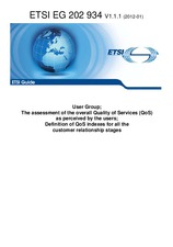 Die Norm ETSI EG 202934-V1.1.1 9.1.2012 Ansicht