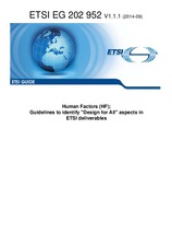 Die Norm ETSI EG 202952-V1.1.1 9.9.2014 Ansicht