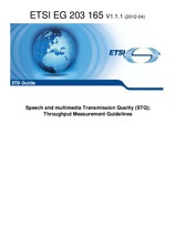 Die Norm ETSI EG 203165-V1.1.1 27.4.2012 Ansicht