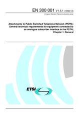 Die Norm ETSI EN 300001-V1.5.1 31.10.1998 Ansicht