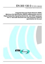 Die Norm ETSI EN 300130-3-V1.2.4 30.6.1998 Ansicht