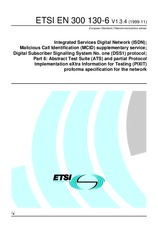 Die Norm ETSI EN 300130-6-V1.3.4 10.11.1999 Ansicht