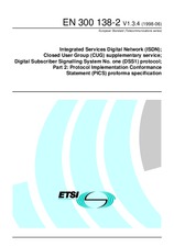 Die Norm ETSI EN 300138-2-V1.3.4 30.6.1998 Ansicht