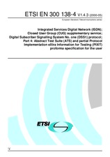 Die Norm ETSI EN 300138-4-V1.4.3 18.5.2000 Ansicht