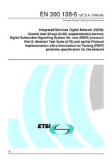 Die Norm ETSI EN 300138-6-V1.3.4 30.6.1998 Ansicht