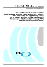 Die Norm ETSI EN 300138-6-V1.5.1 22.4.2002 Ansicht