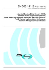 Die Norm ETSI EN 300141-2-V1.2.4 30.6.1998 Ansicht