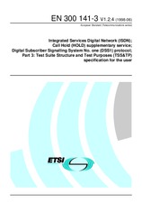 Die Norm ETSI EN 300141-3-V1.2.4 30.6.1998 Ansicht