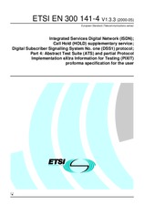 Die Norm ETSI EN 300141-4-V1.3.3 31.5.2000 Ansicht