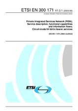 Die Norm ETSI EN 300171-V1.3.1 16.6.2003 Ansicht