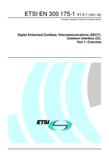 Die Norm ETSI EN 300175-1-V1.5.1 27.2.2001 Ansicht