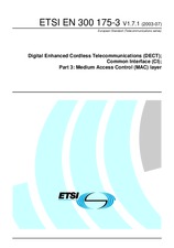 Die Norm ETSI EN 300175-3-V1.7.1 9.7.2003 Ansicht