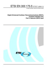 Die Norm ETSI EN 300175-5-V1.8.1 18.11.2004 Ansicht