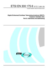 Die Norm ETSI EN 300175-6-V1.5.1 27.2.2001 Ansicht