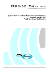 Die Norm ETSI EN 300175-6-V1.9.1 1.9.2005 Ansicht