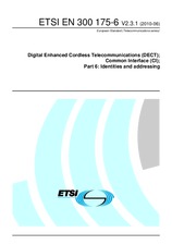 Die Norm ETSI EN 300175-6-V2.3.1 15.6.2010 Ansicht