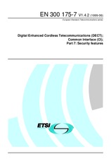 Die Norm ETSI EN 300175-7-V1.4.2 23.6.1999 Ansicht