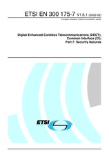 Die Norm ETSI EN 300175-7-V1.6.1 6.2.2002 Ansicht