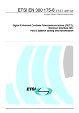 Die Norm ETSI EN 300175-8-V1.5.1 27.2.2001 Ansicht