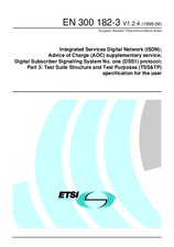 Die Norm ETSI EN 300182-3-V1.2.4 30.6.1998 Ansicht