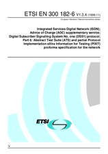 Die Norm ETSI EN 300182-6-V1.3.4 2.11.1999 Ansicht