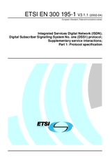 Die Norm ETSI EN 300195-1-V3.1.1 23.4.2002 Ansicht