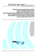 Die Norm ETSI EN 300196-4-V1.2.1 13.11.2001 Ansicht