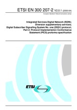 Die Norm ETSI EN 300207-2-V2.0.1 27.4.2000 Ansicht