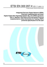 Die Norm ETSI EN 300207-4-V3.1.1 20.11.2001 Ansicht