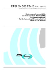 Die Norm ETSI EN 300224-2-V1.1.1 9.1.2001 Ansicht