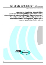 Die Norm ETSI EN 300286-6-V1.3.3 31.5.2000 Ansicht