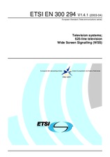 Die Norm ETSI EN 300294-V1.4.1 16.4.2003 Ansicht