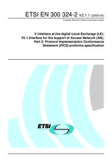 Die Norm ETSI EN 300324-2-V2.1.1 14.4.2000 Ansicht