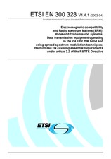 Die Norm ETSI EN 300328-V1.4.1 1.4.2003 Ansicht