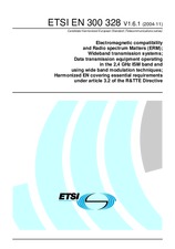 Die Norm ETSI EN 300328-V1.6.1 9.11.2004 Ansicht