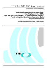 Die Norm ETSI EN 300356-4-V4.2.1 18.7.2001 Ansicht