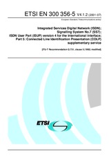 Die Norm ETSI EN 300356-5-V4.1.2 18.7.2001 Ansicht