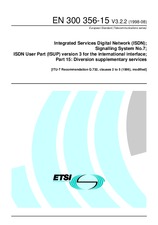 Die Norm ETSI EN 300356-15-V3.2.2 31.8.1998 Ansicht