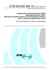 Die Norm ETSI EN 300356-15-V4.2.1 18.7.2001 Ansicht