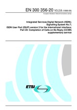 Die Norm ETSI EN 300356-20-V3.2.8 30.9.1998 Ansicht