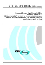 Die Norm ETSI EN 300356-32-V3.0.4 15.9.2000 Ansicht