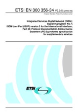 Die Norm ETSI EN 300356-34-V3.0.5 28.9.2000 Ansicht