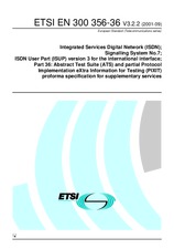 Die Norm ETSI EN 300356-36-V3.2.2 26.9.2001 Ansicht