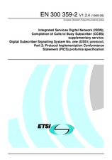 Die Norm ETSI EN 300359-2-V1.2.4 30.6.1998 Ansicht