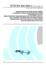 Die Norm ETSI EN 300359-4-V1.4.1 20.11.2001 Ansicht