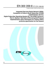 Die Norm ETSI EN 300359-6-V1.2.4 30.6.1998 Ansicht