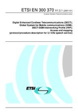 Die Norm ETSI EN 300370-V1.3.1 29.1.2001 Ansicht