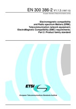 Die Norm ETSI EN 300386-2-V1.1.3 15.12.1997 Ansicht